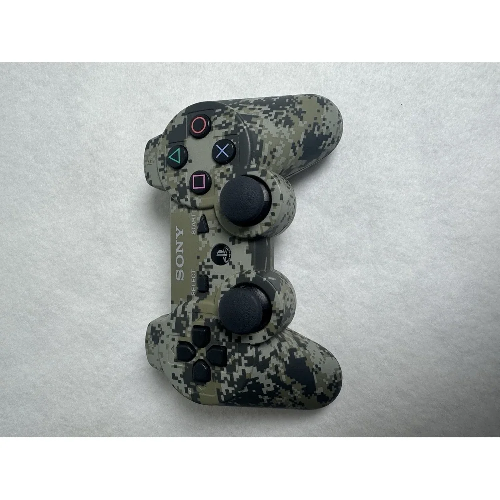 Two SONY PlayStation 3 Dualshock 3 Wireless Controller Urban Camouflage (Tested)